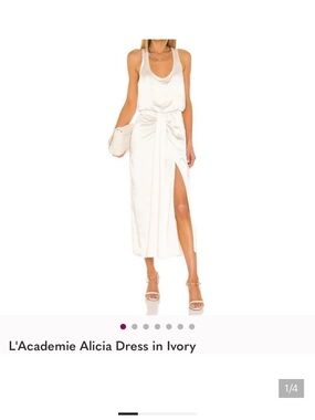 alicia dress in ivory l'academie L'Academie Alicia Dress in Ivory sz S NWT $400